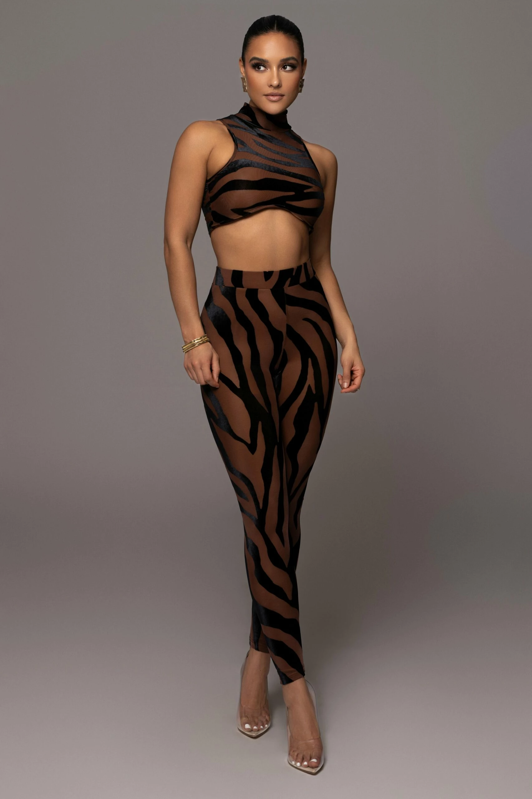 Pecan Never Phased Crop Top 4 Pecan Never Phased Crop Top - Image 2