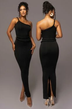 Black One Of One Maxi Dress