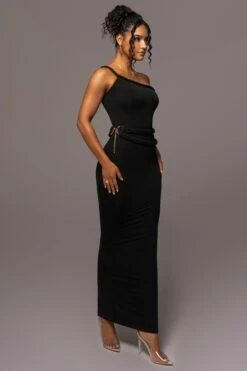 Black One Of One Maxi Dress -Jluxlabel Shop PRODUCT JUL112023 NEWARRIVALS 71