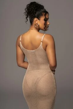 Beige Almost Paradise Netted Maxi Dress 23 Beige Almost Paradise Netted Maxi Dress -Jluxlabel Shop PRODUCT JUL132023 ASAPMISSING 36