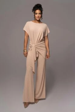 Tan Chase The Sun Two-Piece Set