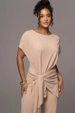 Tan Chase The Sun Two-Piece Set 15 Tan Chase The Sun Two-Piece Set -Jluxlabel Shop PRODUCT JUL132023 CHIFFON 145