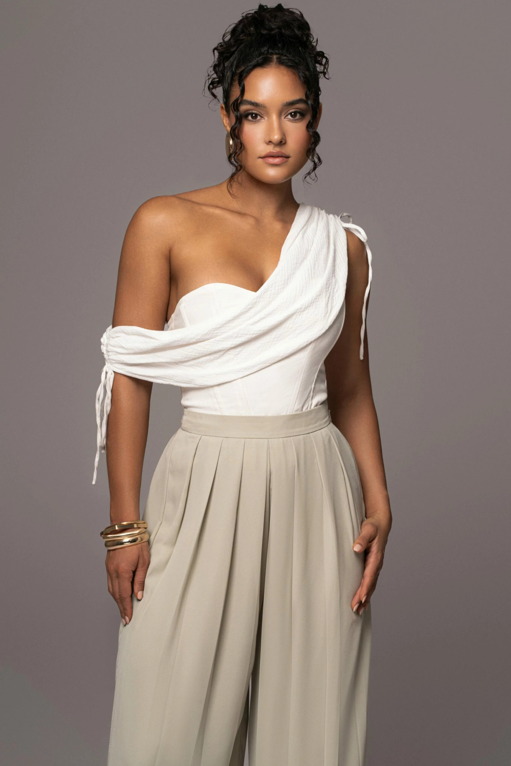 Ivory New Obsession Draped Top 10 Ivory New Obsession Draped Top - Image 8