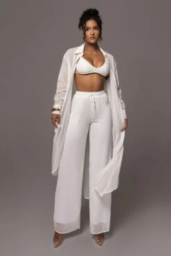 White Pacific 2-Piece Pant Set