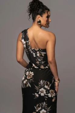 Grey Floral Dream Chiffon Dress 13 Grey Floral Dream Chiffon Dress -Jluxlabel Shop PRODUCT JUL132023 CHIFFON 81