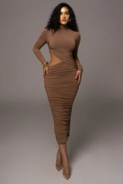 Pecan Clear Skies Mock Neck Dress 15 Pecan Clear Skies Mock Neck Dress -Jluxlabel Shop PRODUCT JUL192023 AUGDROP1 156