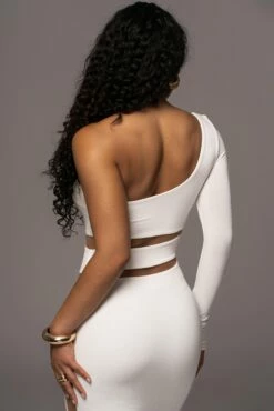 Ivory Chase The Night One Shoulder Dress -Jluxlabel Shop PRODUCT JUL192023 AUGDROP1 23