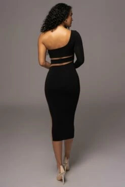 Noir Chase The Night One Shoulder Dress -Jluxlabel Shop PRODUCT JUL192023 AUGDROP1 5
