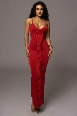 Red Rosalinda Maxi Dress
