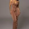 Tan Rosalinda Maxi Dress -Jluxlabel Shop PRODUCT JUL192023 NEWRESHOOTS 41
