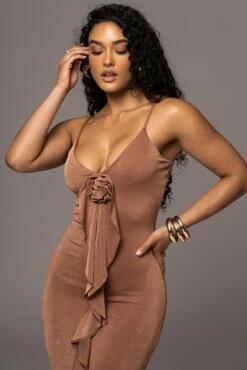 Tan Rosalinda Maxi Dress 15 Tan Rosalinda Maxi Dress -Jluxlabel Shop PRODUCT JUL192023 NEWRESHOOTS 49