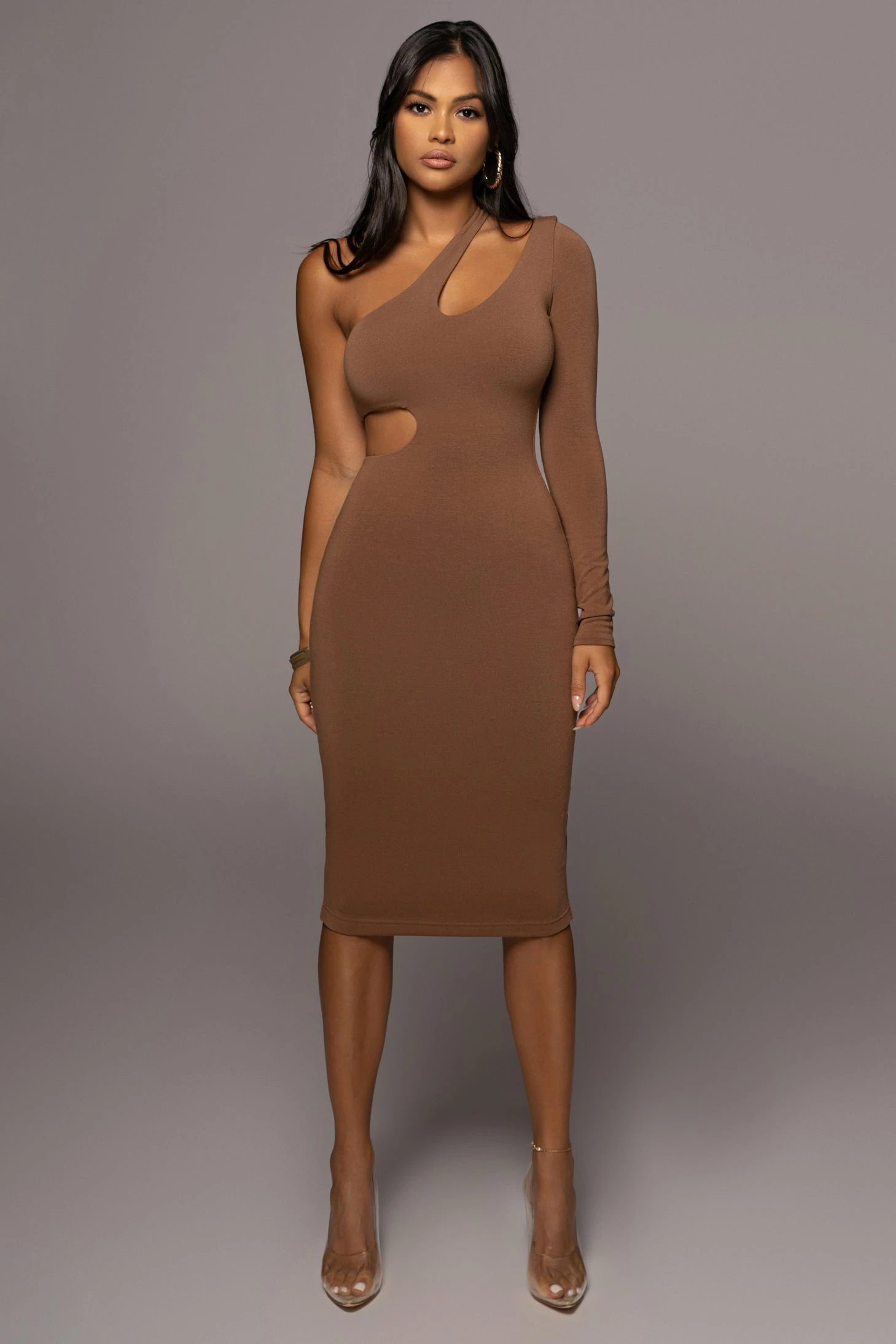 Pecan By My Side Cutout Dress 3 Pecan By My Side Cutout Dress