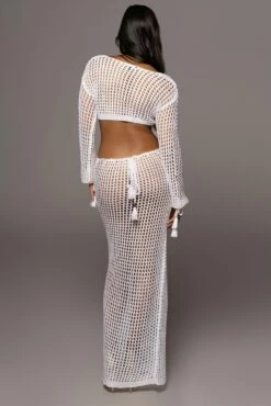 White Summer Daze Crochet Maxi Dress 40 White Summer Daze Crochet Maxi Dress -Jluxlabel Shop PRODUCT JUL222022 SUMMER3 120