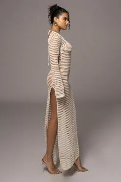 Cream Santa Barbara Cover Up Dress 16 Cream Santa Barbara Cover Up Dress -Jluxlabel Shop PRODUCT JUL262023 ASAP 16