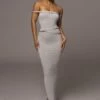Grey One Of One Maxi Dress -Jluxlabel Shop PRODUCT JUL262023 ASAP 34