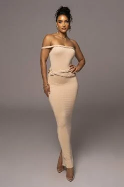 Tan One Of One Maxi Dress