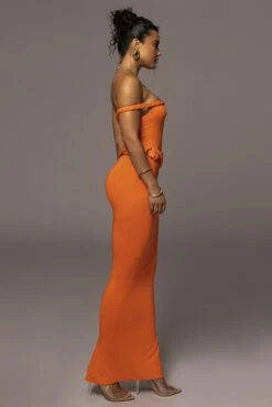 Tangerine One Of One Maxi Dress -Jluxlabel Shop PRODUCT JUL262023 ASAP 53