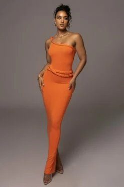 Tangerine One Of One Maxi Dress -Jluxlabel Shop PRODUCT JUL262023 ASAP 59