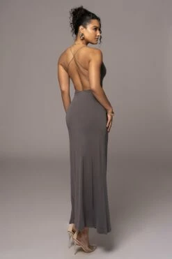 Grey Daniela Cowl Maxi Dress 19 Grey Daniela Cowl Maxi Dress -Jluxlabel Shop PRODUCT JUL262023 ASAP 6