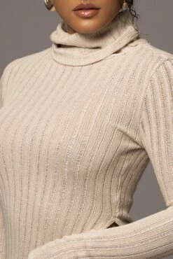 Natural One Call Away Ribbed Turtleneck Top -Jluxlabel Shop PRODUCT JUL262023 AUGDROP12 21