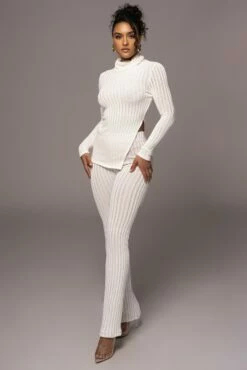 White Better Together Ribbed Pants -Jluxlabel Shop PRODUCT JUL262023 AUGDROP12 58
