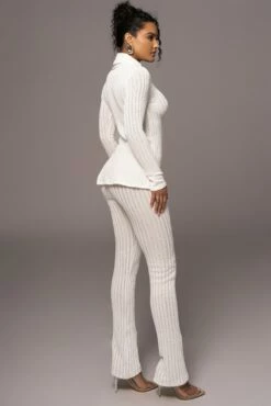 White Better Together Ribbed Pants -Jluxlabel Shop PRODUCT JUL262023 AUGDROP12 59