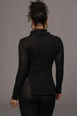 Black One Call Away Ribbed Turtleneck Top -Jluxlabel Shop PRODUCT JUL262023 AUGDROP12 85