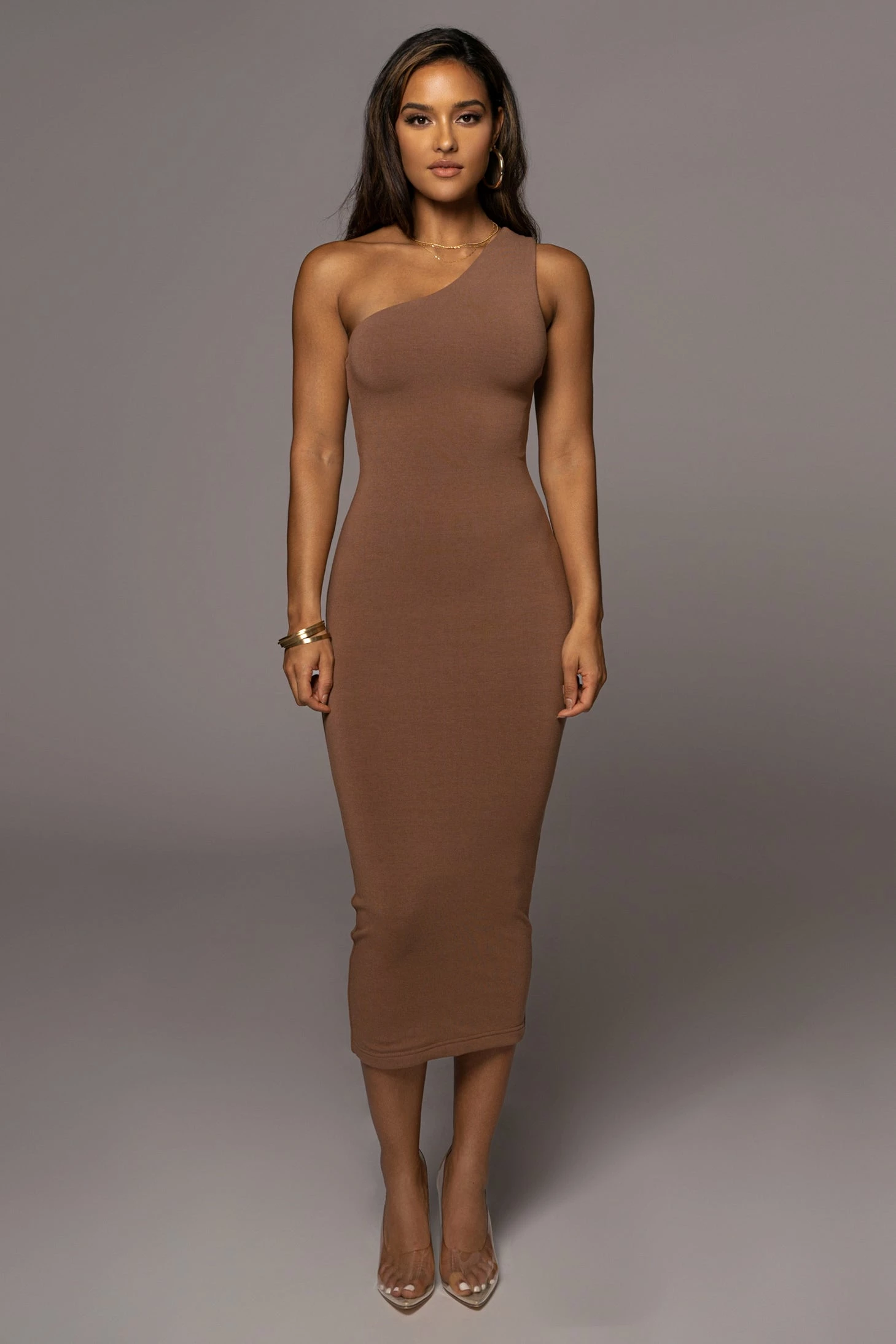 Pecan Meara One Shoulder Dress 5 Pecan Meara One Shoulder Dress - Image 3