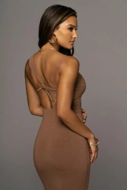 Pecan Meara One Shoulder Dress 23 Pecan Meara One Shoulder Dress -Jluxlabel Shop PRODUCT JUL282022 BASIX 212