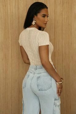 Medium Wash Denim Val Slouch Cargo Jeans 17 Medium Wash Denim Val Slouch Cargo Jeans -Jluxlabel Shop PRODUCT JUL52023 CROCHET2 119