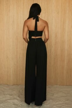 Black After Sunset Pleated Pants -Jluxlabel Shop PRODUCT JUL52023 CROCHET2 219 1a14bcd6 ffd0 4c64 a301 617f264a85ff