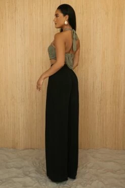 Black After Sunset Pleated Pants -Jluxlabel Shop PRODUCT JUL52023 CROCHET2 241 09849d7d d8a1 4dda 868e f68addea228b