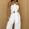 White TAKE A SEAT HALTER TOP -Jluxlabel Shop PRODUCT JUL52023 CROCHET2 254