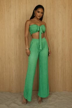 Green Odessa Smocked Pant Set -Jluxlabel Shop PRODUCT JUL52023 CROCHET2 96