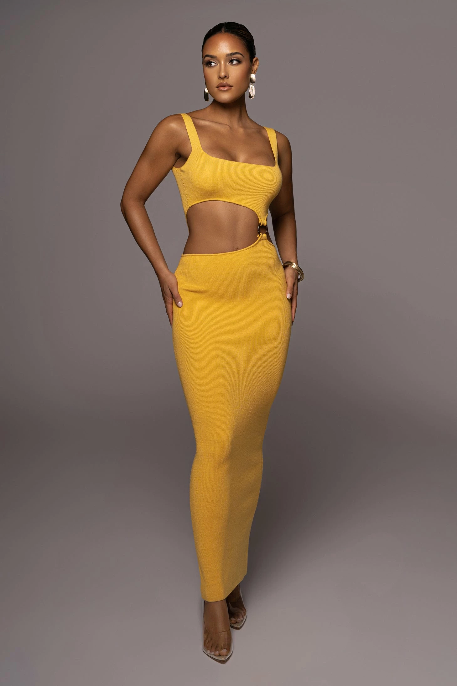 Yellow Time After Time Dress 8 Yellow Time After Time Dress - Image 6