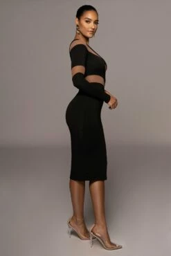 Black Eyes For You Midi Dress -Jluxlabel Shop PRODUCT JUN22022 SUMMER3 172