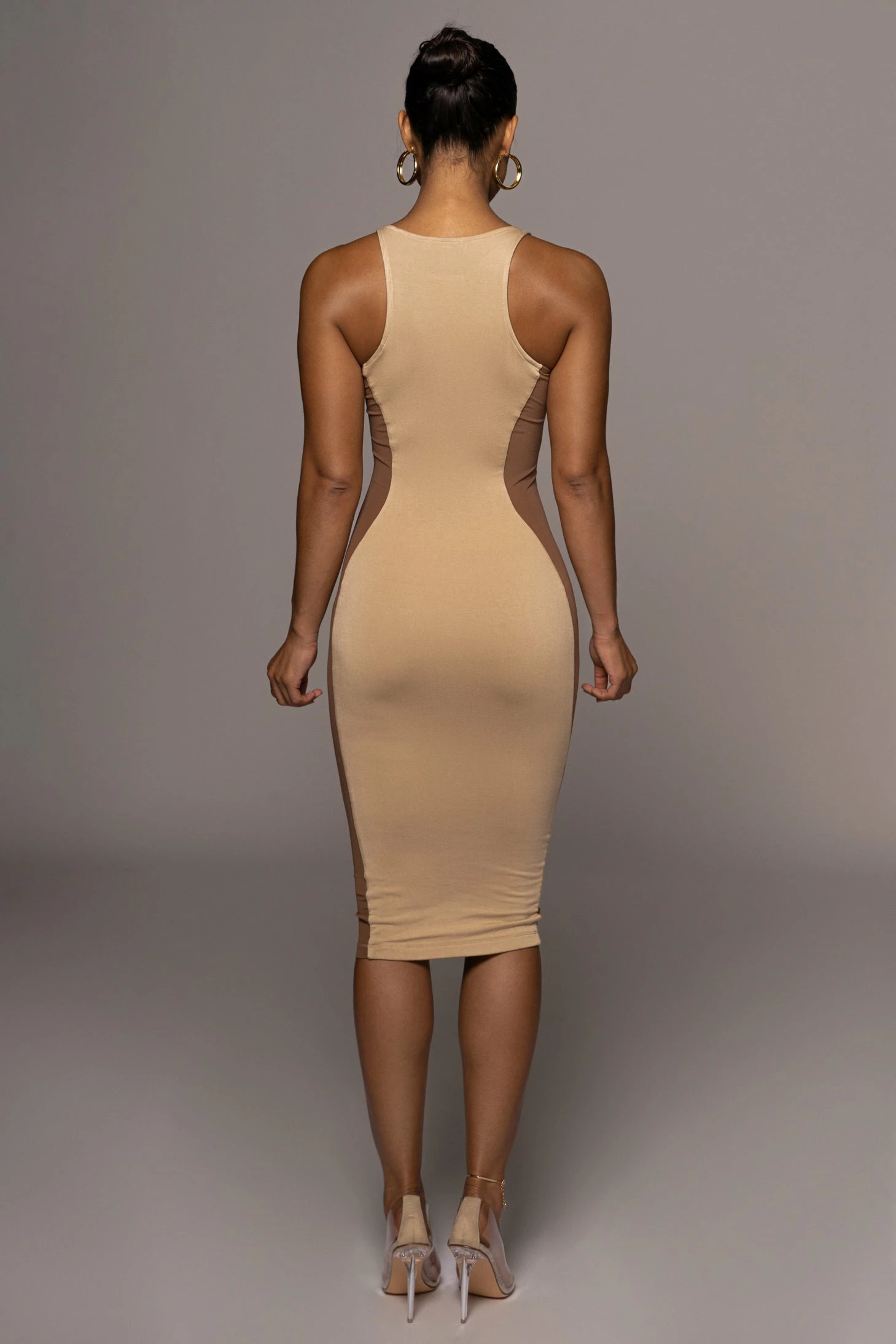 Tan The Hills Contrast Dress 10 Tan The Hills Contrast Dress - Image 8