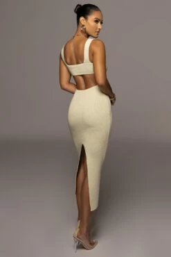 Mint Kaitlyn Ribbed Maxi Dress