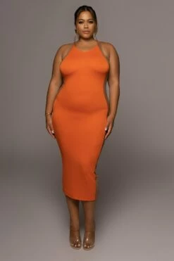 Tangerine The Hills Contrast Dress
