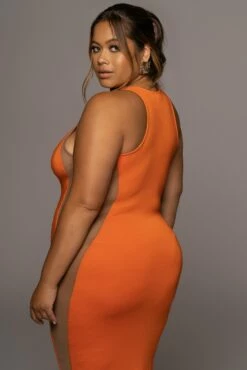 Tangerine The Hills Contrast Dress -Jluxlabel Shop PRODUCT JUN82022 EXTENDED 115