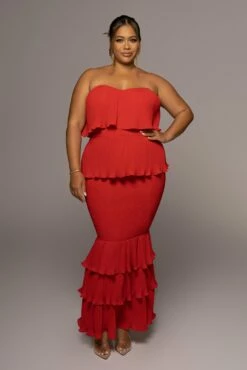 Red Casa Blanca Ruffle Dress 22 Red Casa Blanca Ruffle Dress -Jluxlabel Shop PRODUCT JUN82022 EXTENDED 58