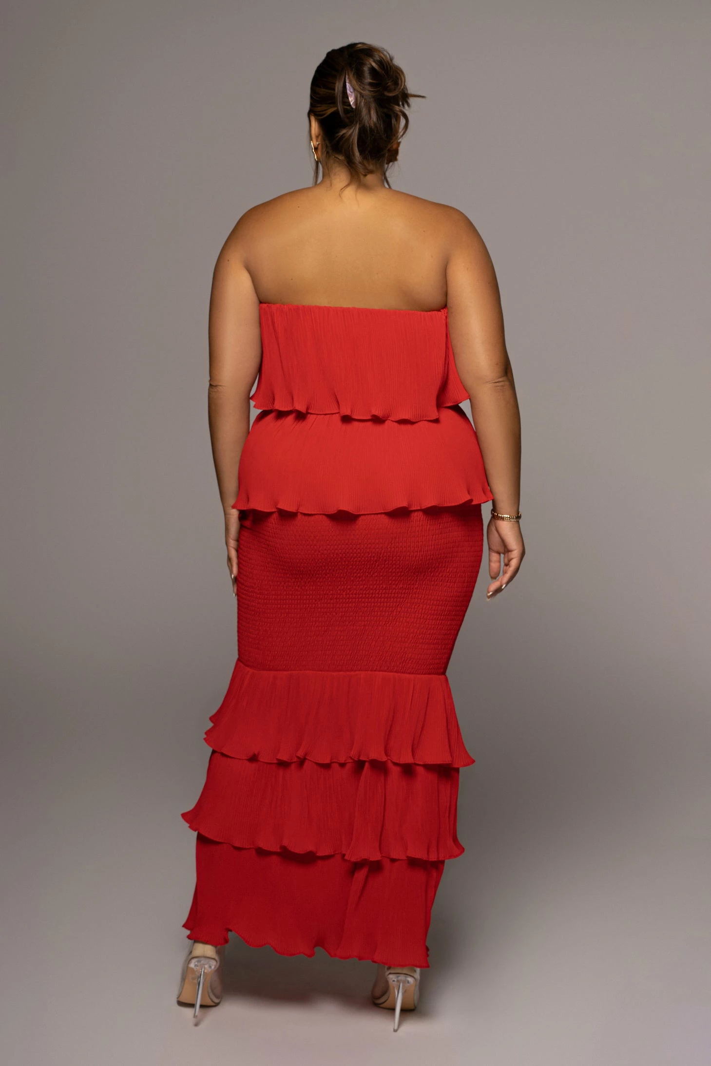 Red Casa Blanca Ruffle Dress 15 Red Casa Blanca Ruffle Dress - Image 13
