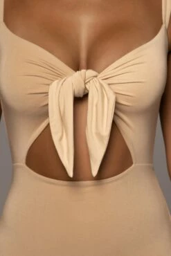 Tan Unica Front Tie Dress 14 Tan Unica Front Tie Dress -Jluxlabel Shop PRODUCT JUNE14 SUMMER2 57