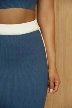 Navy Heartbreaker Two-Piece Skirt Set -Jluxlabel Shop PRODUCT JUNE272023 CROCHET 158