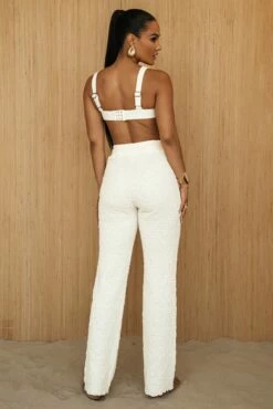 Buttercream Set Me Free Drawstring Pants -Jluxlabel Shop PRODUCT JUNE272023 CROCHET 5