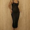 Noir Fine Knit Midi Dress 2 Noir Fine Knit Midi Dress -Jluxlabel Shop PRODUCT JUNE272023 CROCHET 95