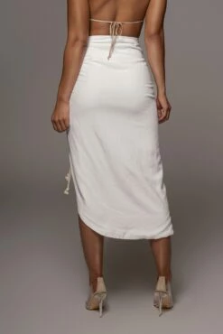 Ivory Spring Ruched Linen Skirt 25 Ivory Spring Ruched Linen Skirt -Jluxlabel Shop PRODUCT JUNE32021 137