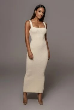 Cream Siren Sweater Dress 12 Cream Siren Sweater Dress -Jluxlabel Shop PRODUCT JUNE32021 77