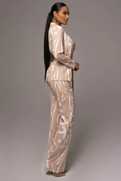 Beige Frida Print Pant Set 11 Beige Frida Print Pant Set -Jluxlabel Shop PRODUCT JUNE72023 NEWARRIVALS 23