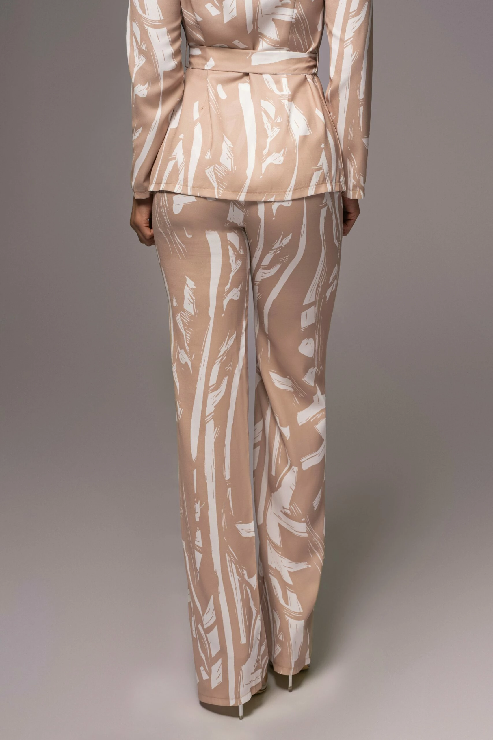 Beige Frida Print Pant Set 9 Beige Frida Print Pant Set - Image 7